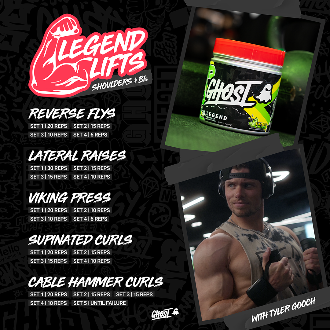 GHOST® LEGEND LIFTS | SHOULDERS & BICEPS