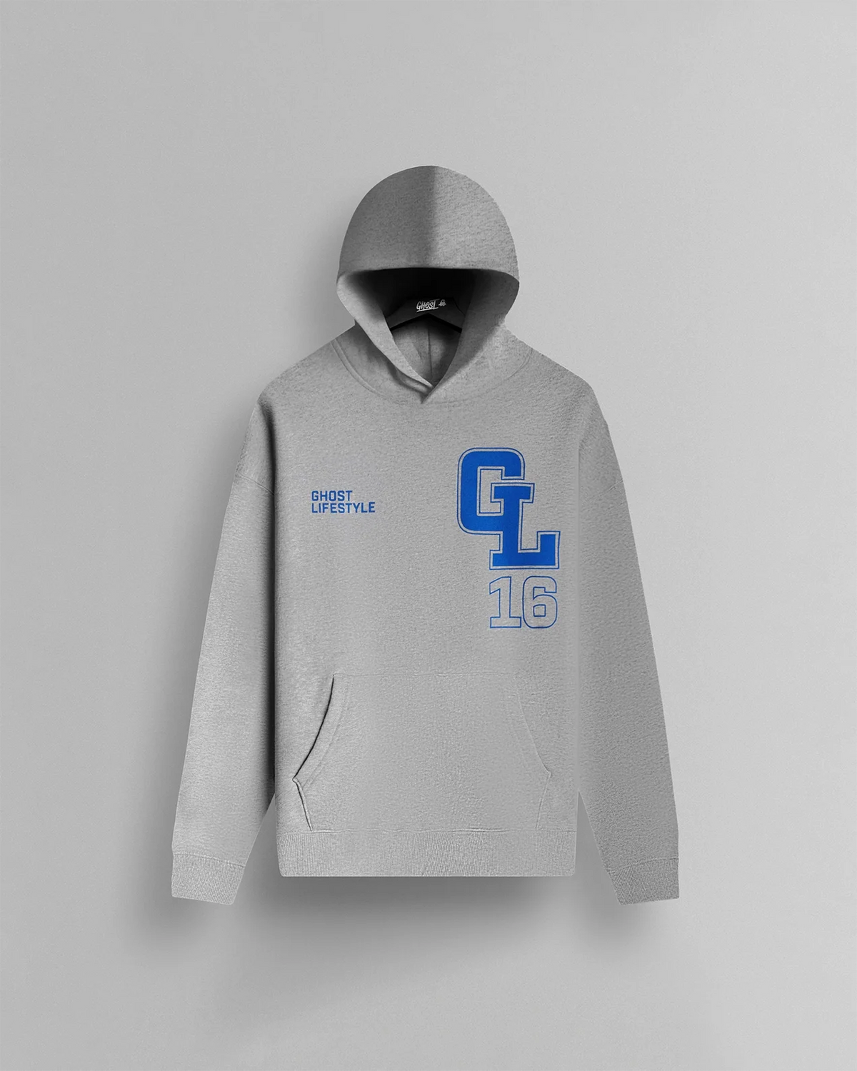GHOST® UNI HOODIE | HEATHER GREY