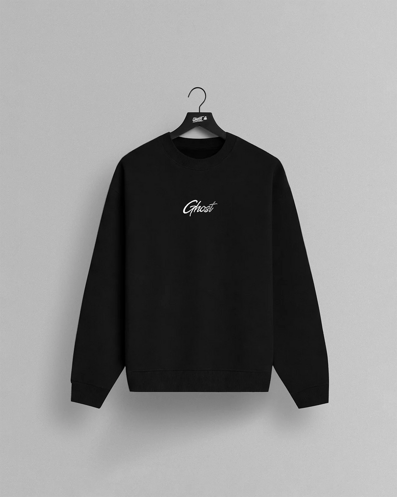 GHOST® BREAKFAST CLUB CREWNECK | FADED BLACK