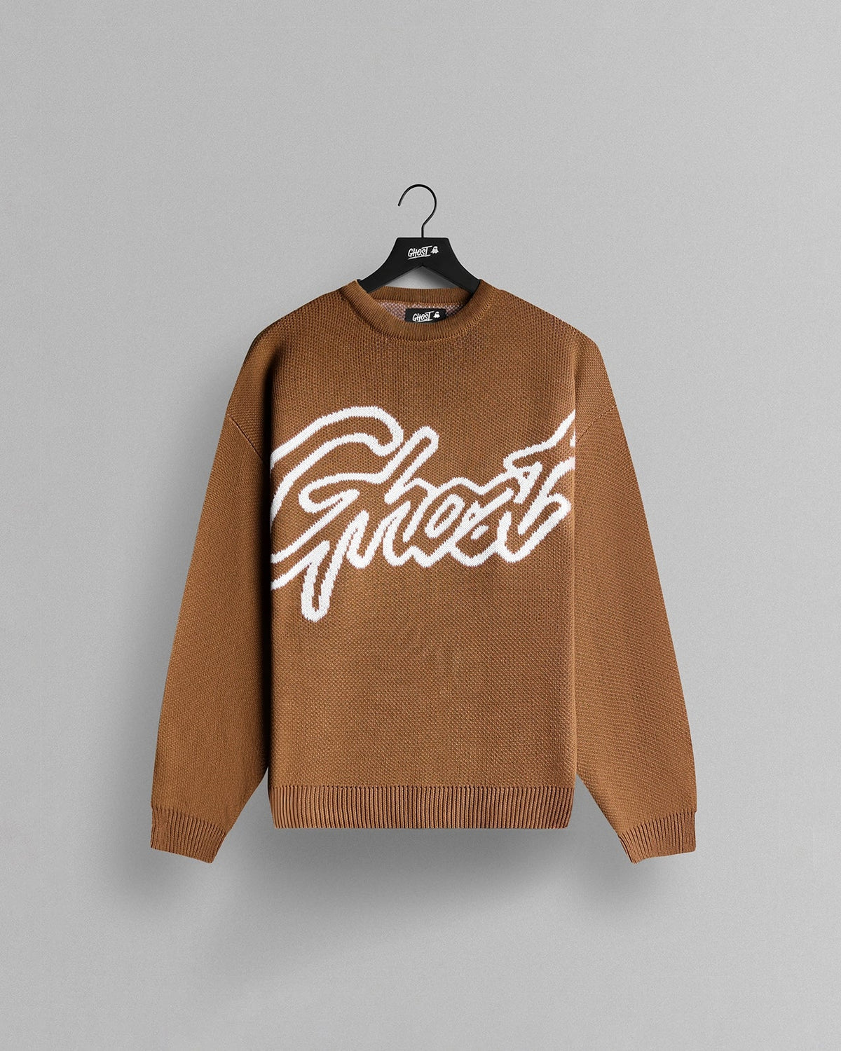 GHOST® KNIT CREWNECK | ESPRESSO