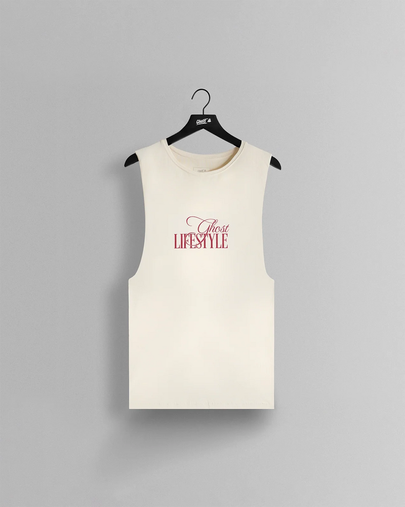 GHOST® COASTLINE SLEEVELESS TEE | NATURAL