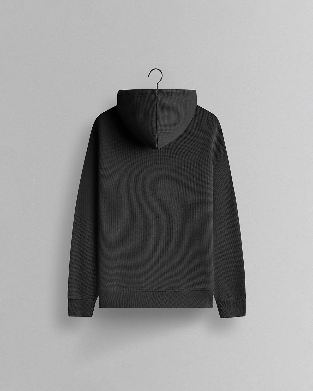 GHOST® CORE WAFFLE HOODIE | CHARCOAL