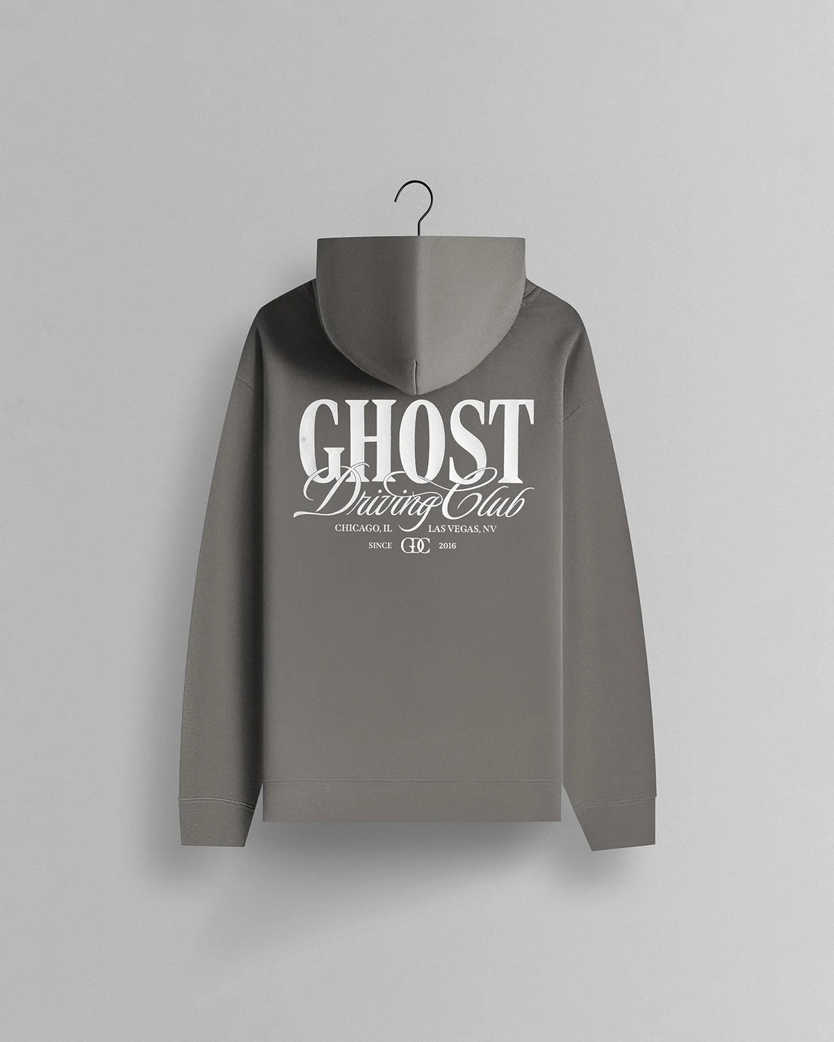 GHOST® DRIVING CLUB HOODIE | FADED GREY