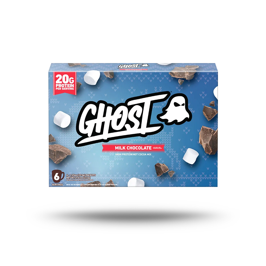 GHOST® HIGH PROTEIN HOT COCOA MIX | MILK CHOCOLATE