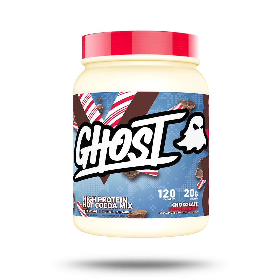 GHOST® HIGH PROTEIN HOT COCOA MIX CHOCOLATE PEPPERMINT