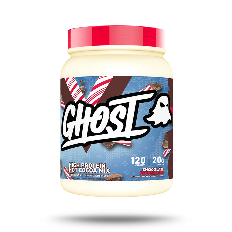 GHOST® HIGH PROTEIN HOT COCOA MIX CHOCOLATE PEPPERMINT