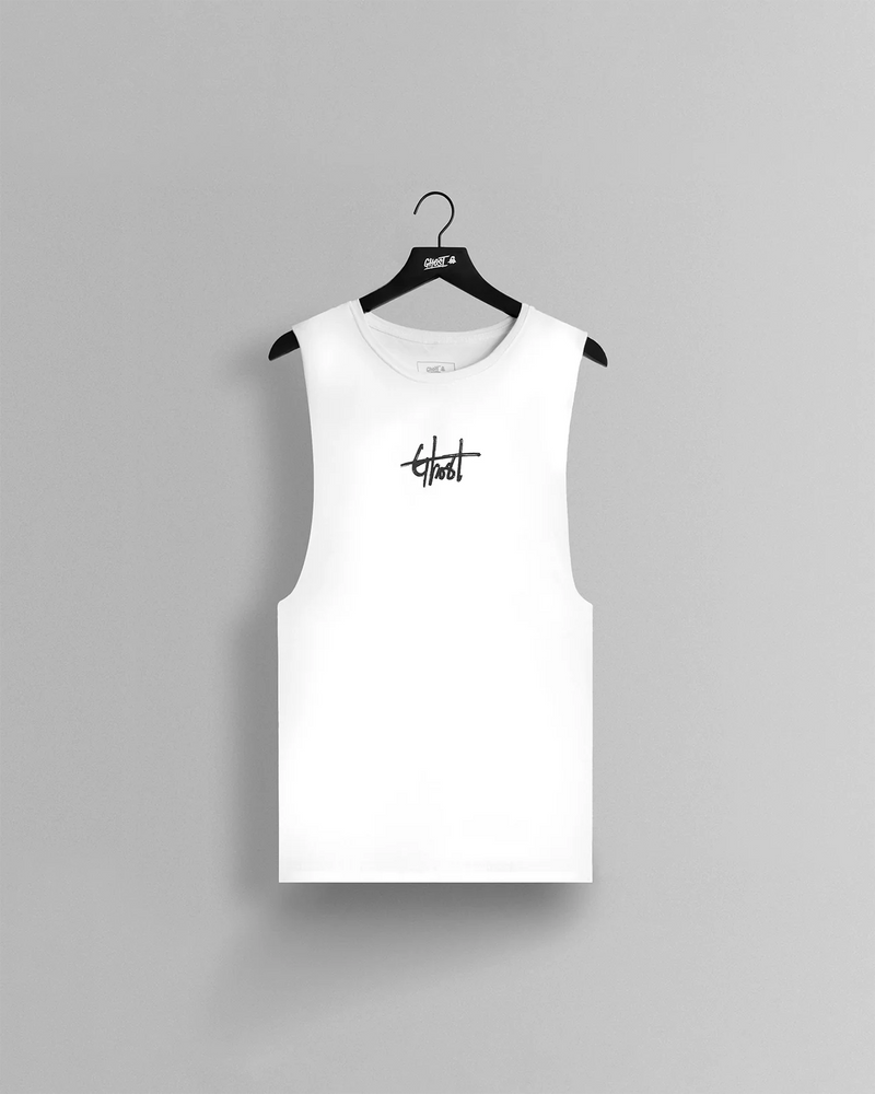 GHOST® IVY SLEEVELESS TEE | WHITE