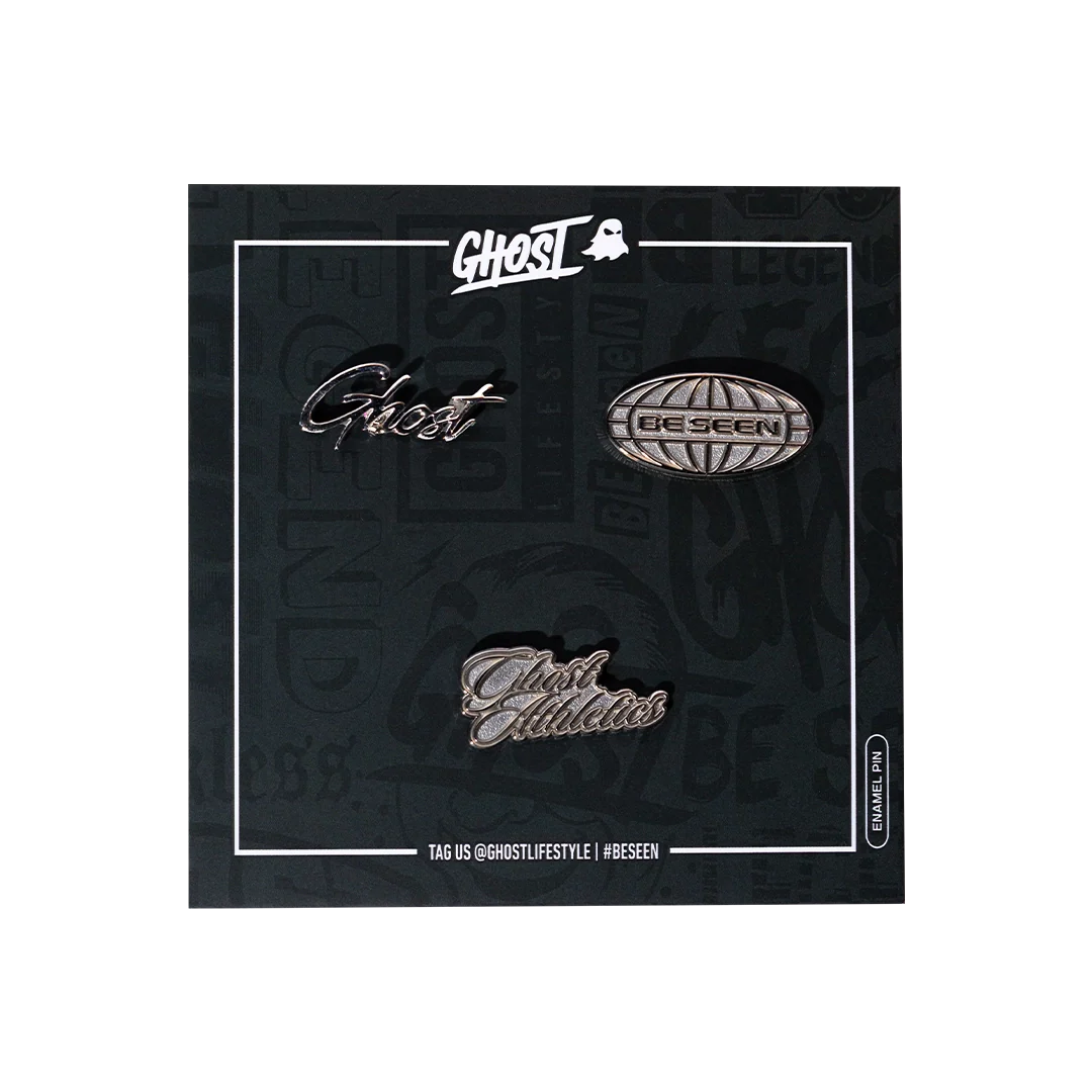 GHOST® PINS 3-PACK | SILVER
