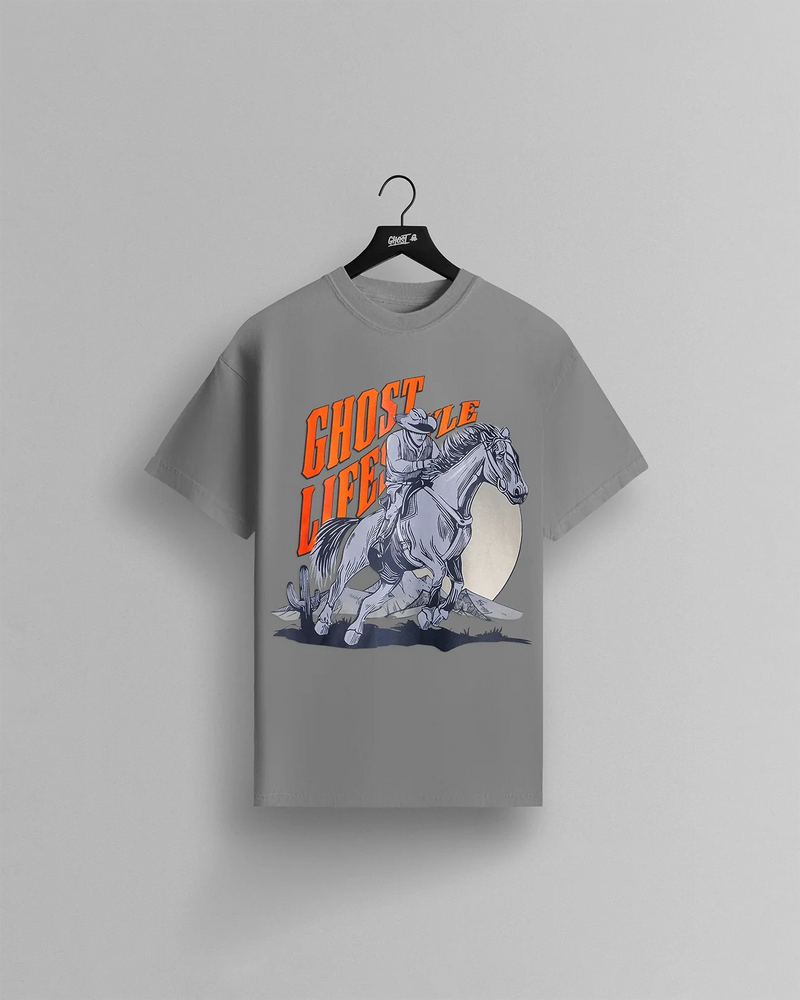 GHOST® RIDE OR DIE TEE | GREY