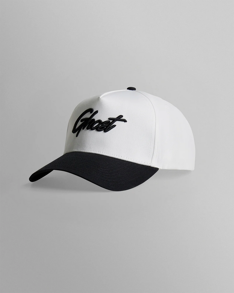 GHOST® TWO-TONE BASEBALL HAT | BLACK/NATURAL