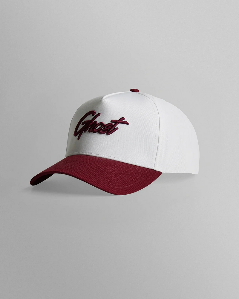 GHOST® TWO-TONE BASEBALL HAT | MAROON/NATURAL