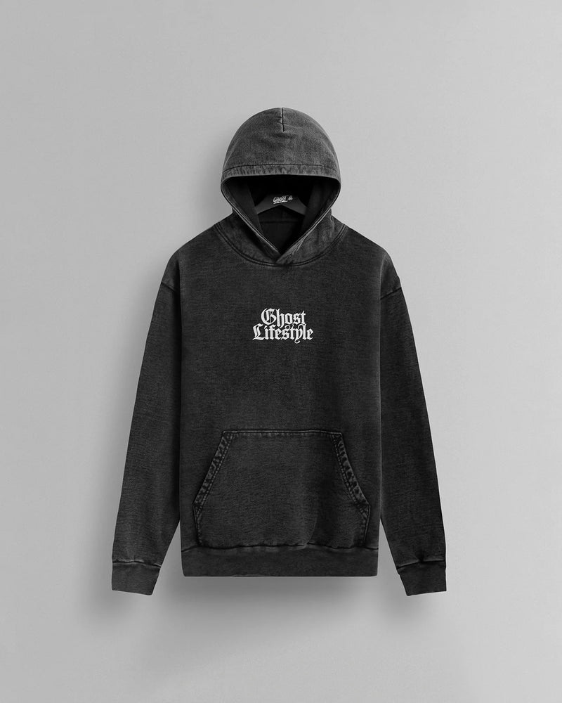 GHOST® WOODLAND HOODIE | CARBON BLACK view 1