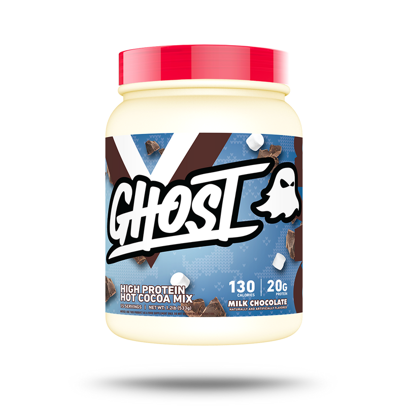GHOST® HIGH PROTEIN HOT COCOA MIX | MILK CHOCOLATE