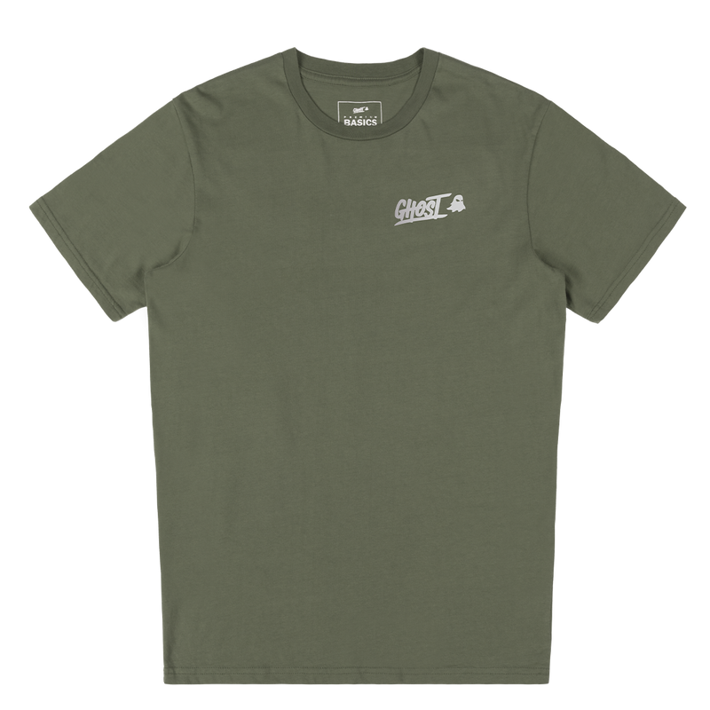 GHOST® REFLECTIVE TEE | OLIVE